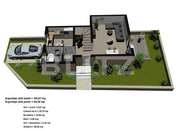 Casa de vânzare 3 camere Giroc - 64361CV | BLITZ Timișoara | Poza5