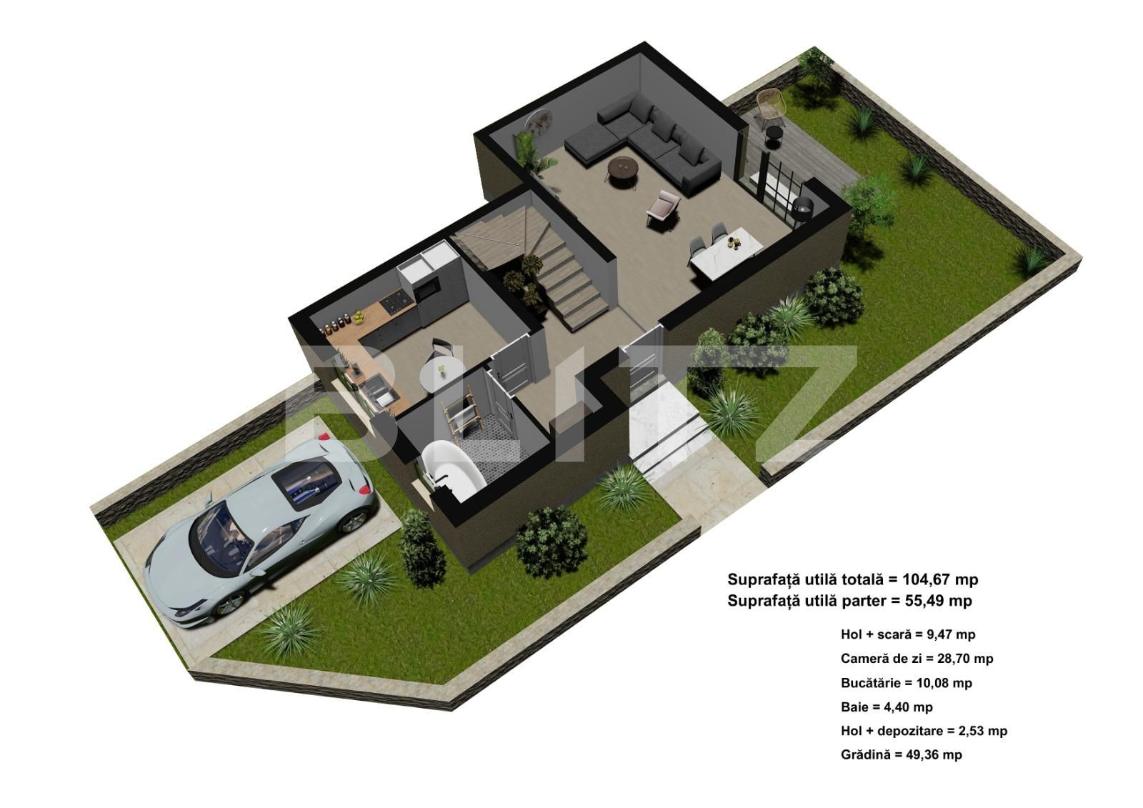 Casa de vânzare 3 camere Giroc - 64361CV | BLITZ Timișoara | Poza4