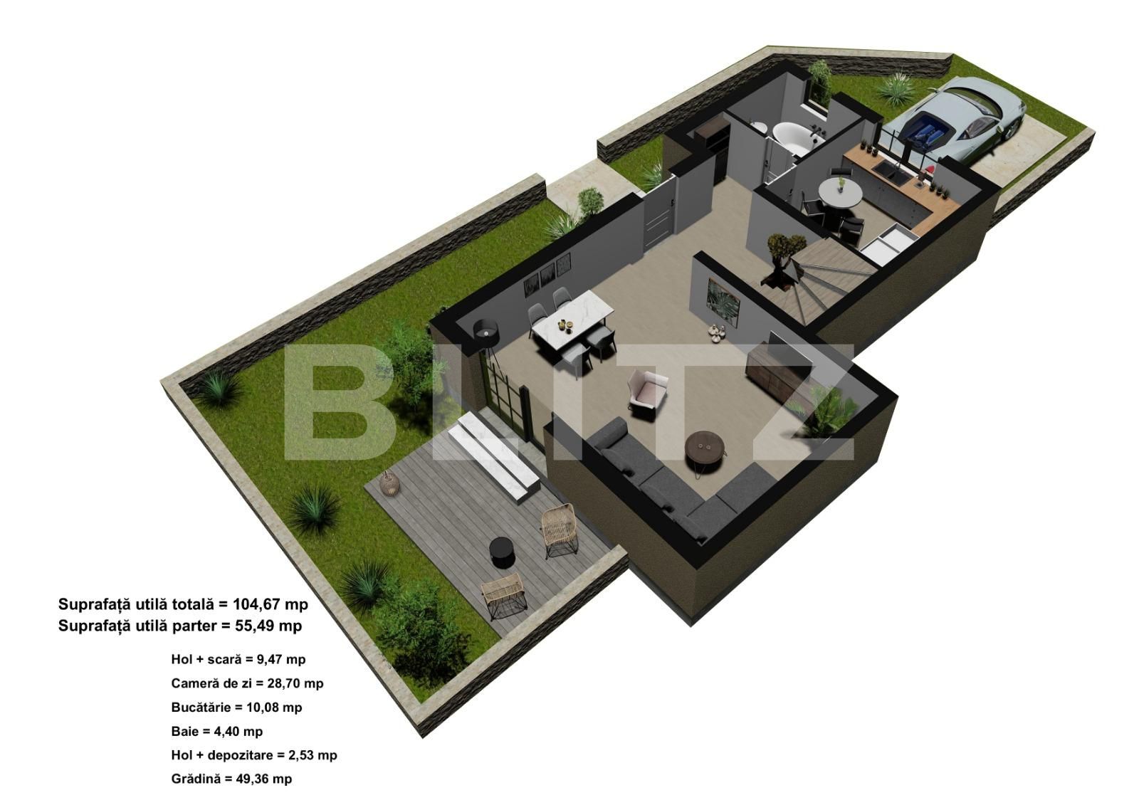 Casa de vânzare 3 camere Giroc - 64361CV | BLITZ Timișoara | Poza1