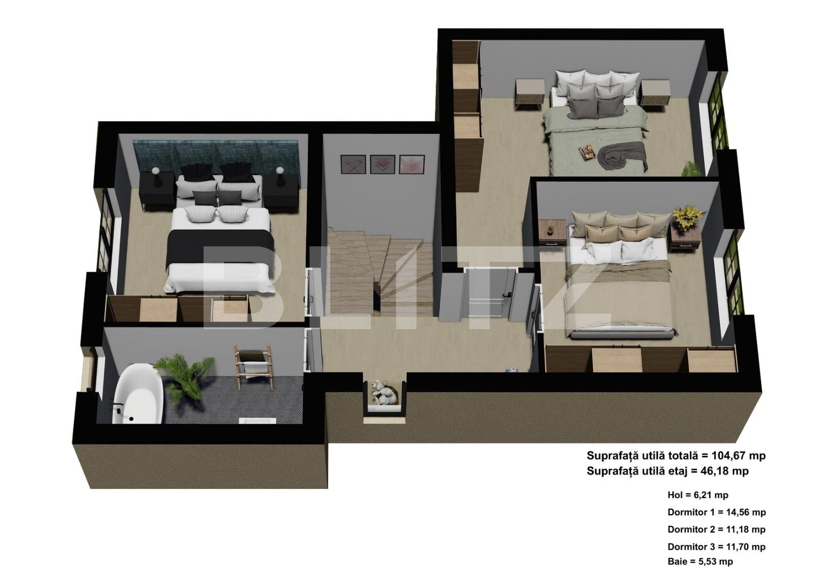 Casa de vânzare 3 camere Giroc - 64361CV | BLITZ Timișoara | Poza8