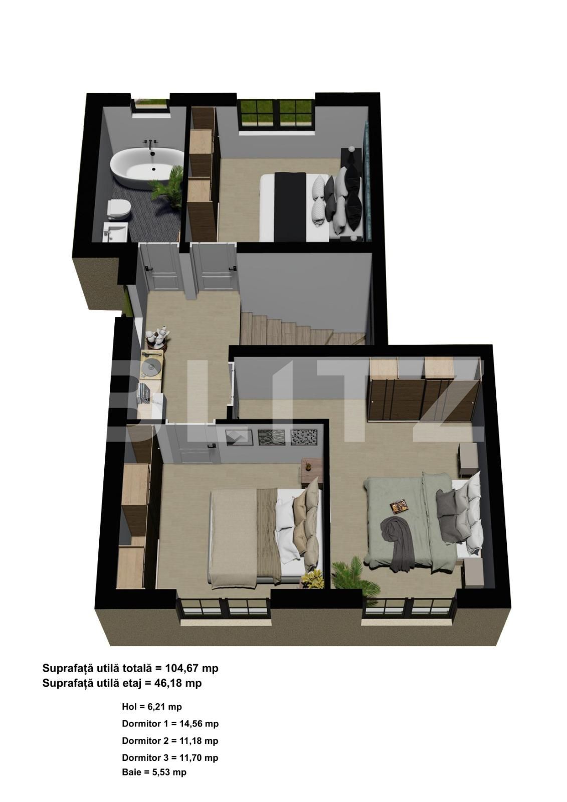 Casa de vânzare 3 camere Giroc - 64361CV | BLITZ Timișoara | Poza11