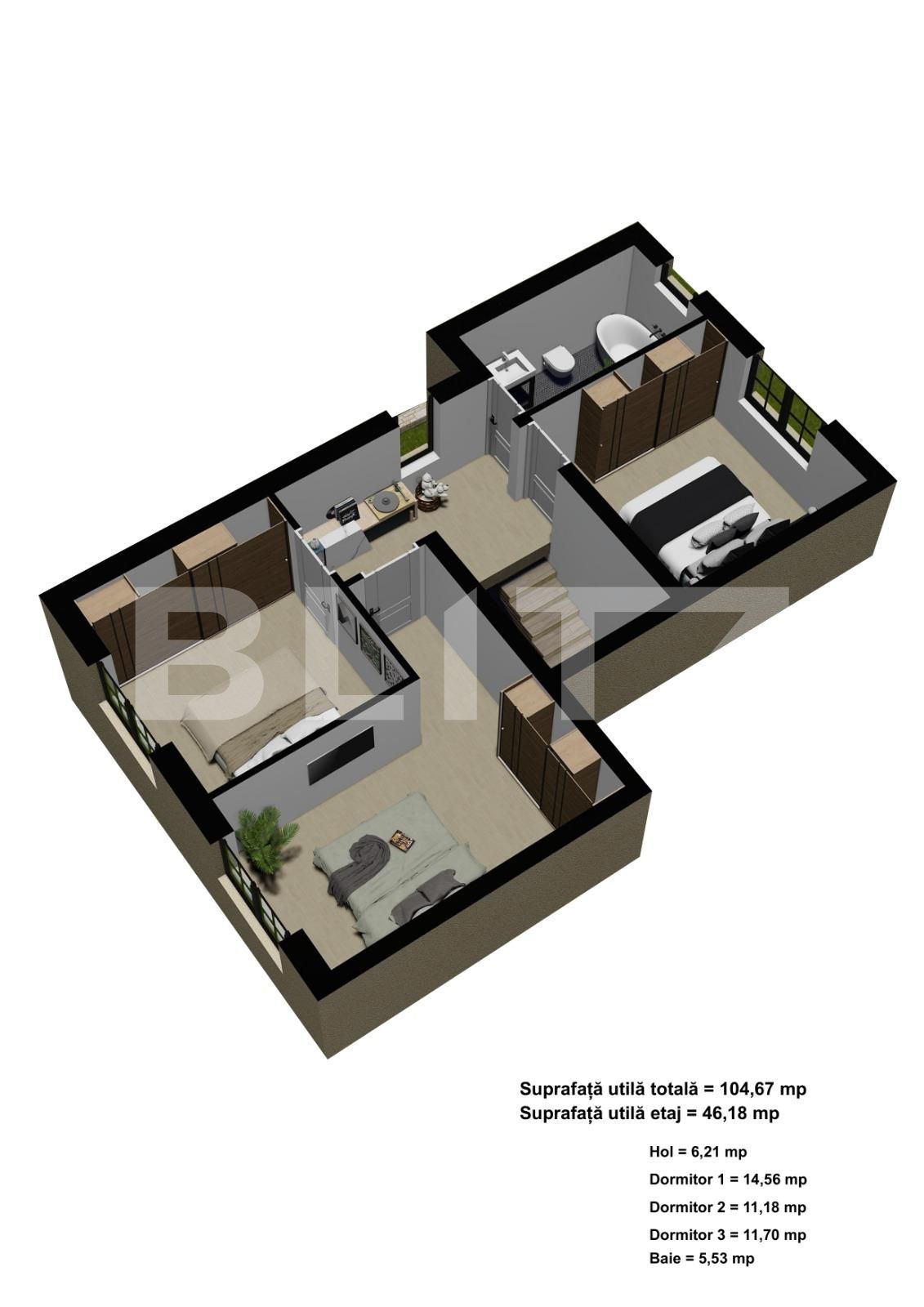 Casa de vânzare 3 camere Giroc - 64361CV | BLITZ Timișoara | Poza9