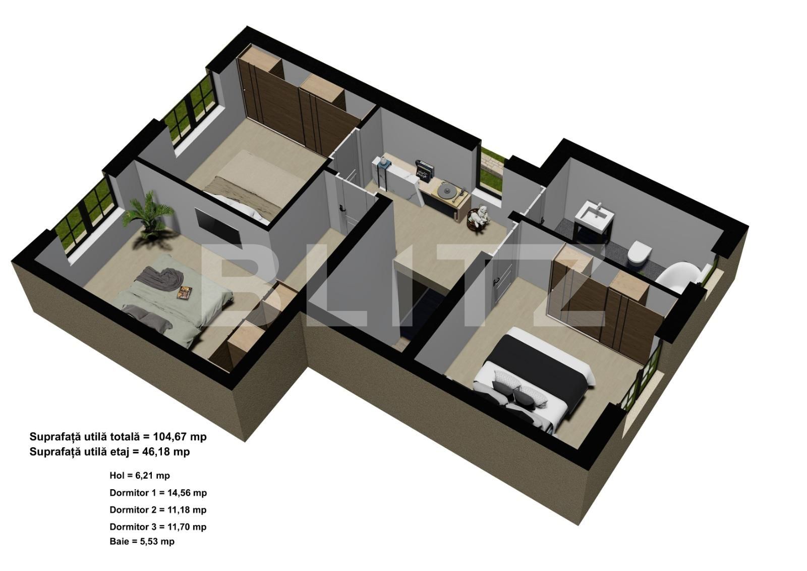 Casa de vânzare 3 camere Giroc - 64361CV | BLITZ Timișoara | Poza6