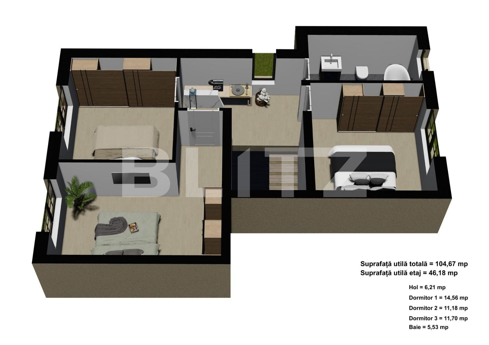 Casa de vânzare 3 camere Giroc - 64361CV | BLITZ Timișoara | Poza13