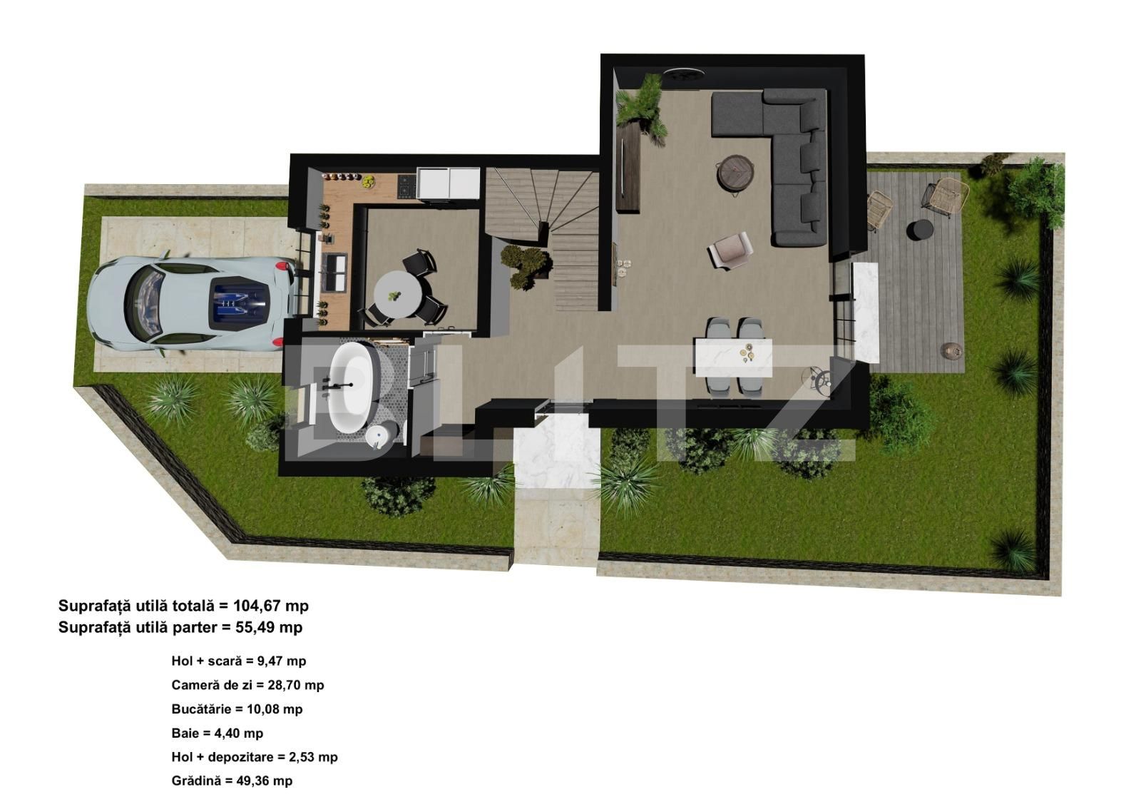 Casa de vânzare 3 camere Giroc - 64361CV | BLITZ Timișoara | Poza2