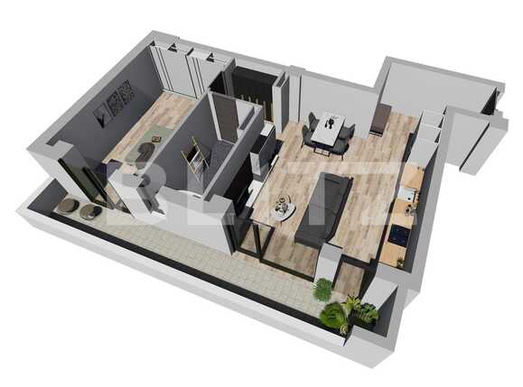 Apartament de vânzare 2 camere Girocului - 64441AV | BLITZ Timișoara | Poza1