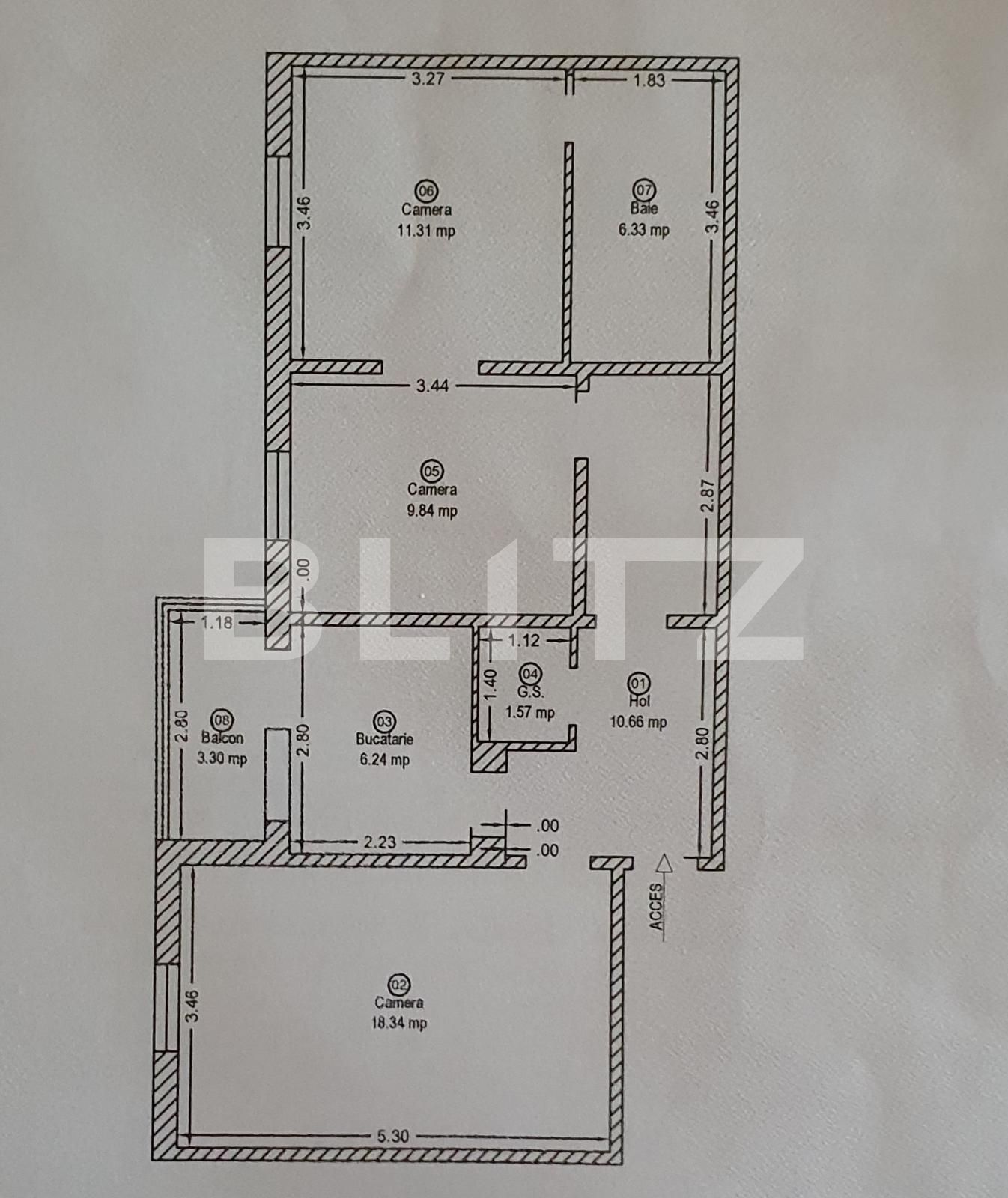 Apartament de vânzare 3 camere Lipovei - 65089AV | BLITZ Timișoara | Poza1