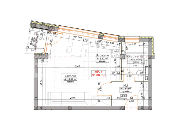 Garsonieră de vânzare Girocului - 65285AV | BLITZ Timișoara | Poza2