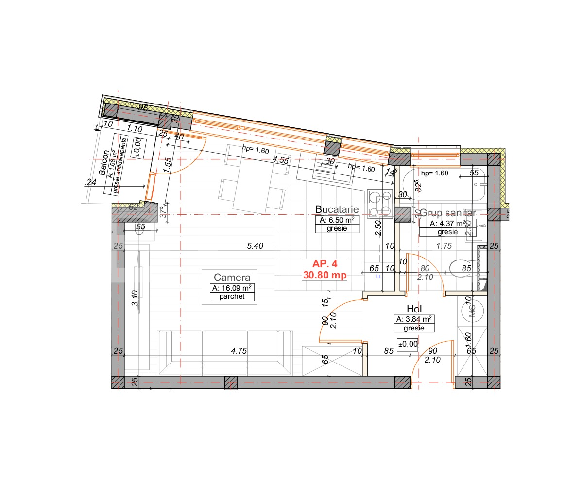 Garsonieră de vânzare Girocului - 65285AV | BLITZ Timișoara | Poza2