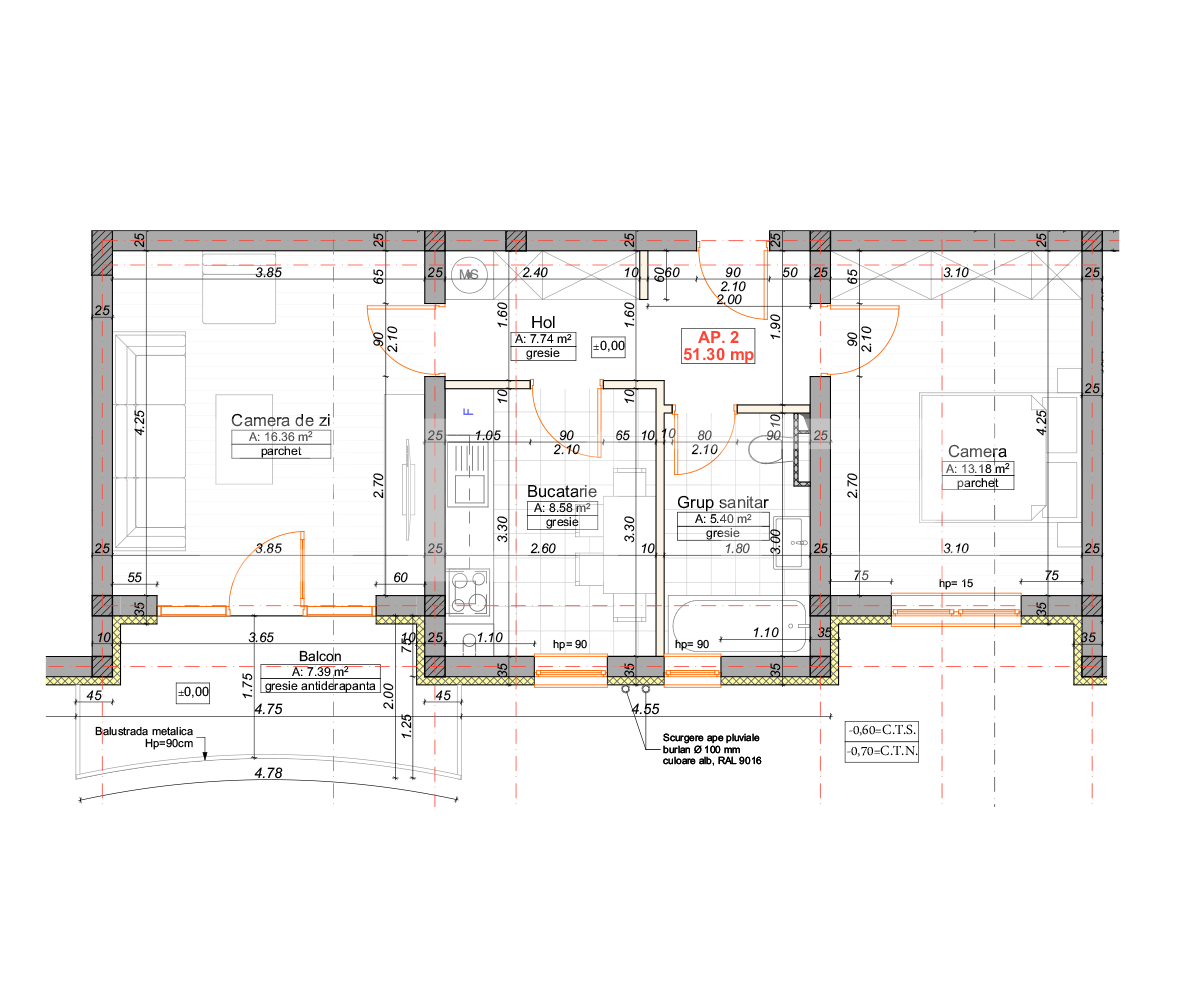 Apartament de vânzare 2 camere Ghirodei - 65290AV | BLITZ Timișoara | Poza1