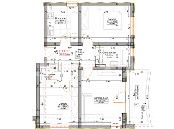Apartament de vânzare 3 camere Girocului - 65294AV | BLITZ Timișoara | Poza4