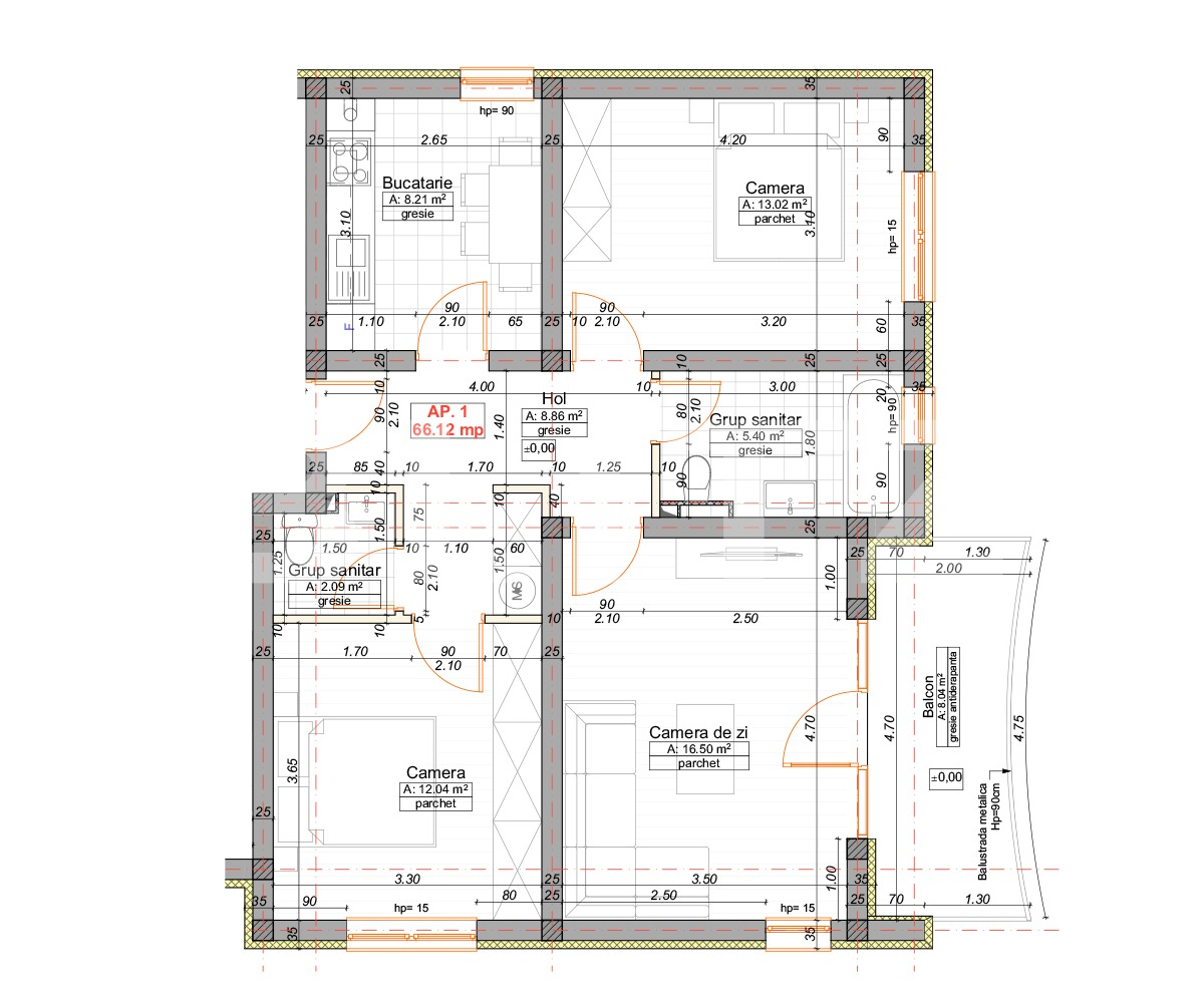 Apartament de vânzare 3 camere Girocului - 65294AV | BLITZ Timișoara | Poza4
