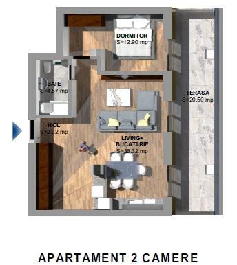 Apartament de vânzare 2 camere Torontalului - 65566AV | BLITZ Timișoara | Poza1