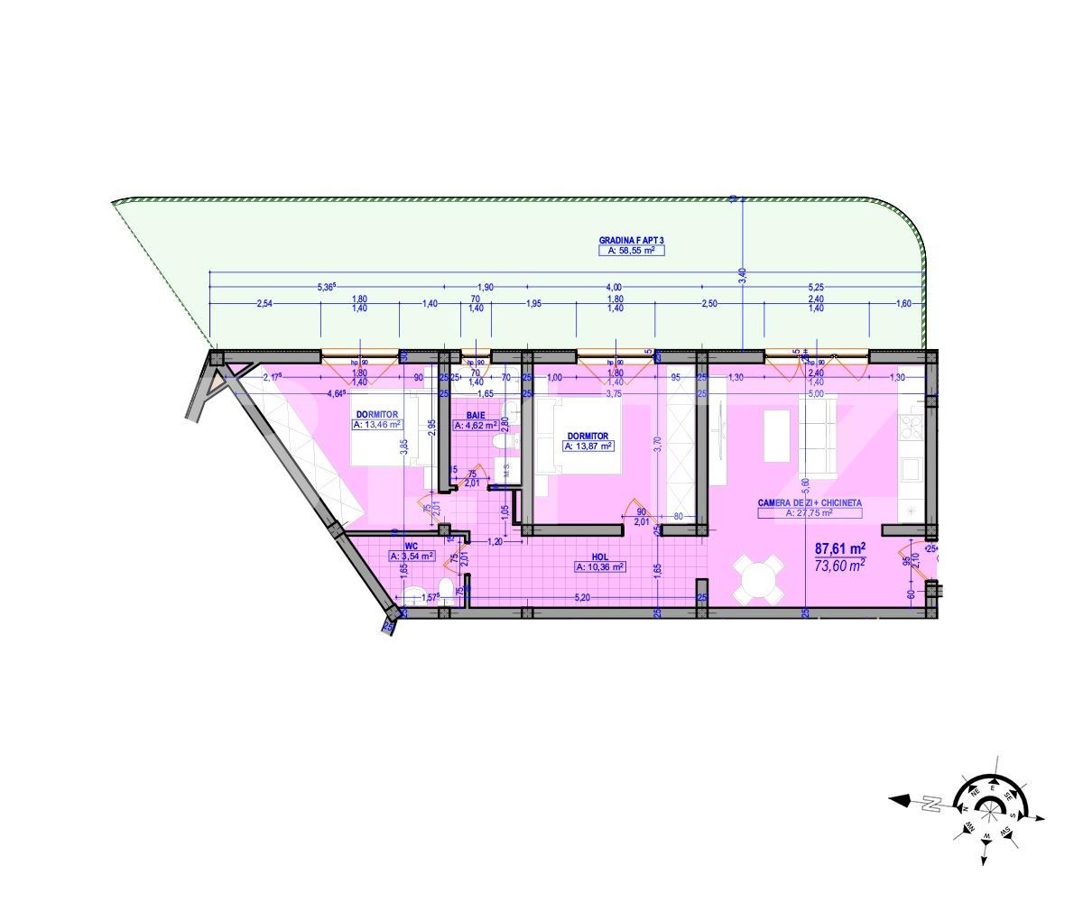 Apartament de vânzare 3 camere Plopi - 65626AV | BLITZ Timișoara | Poza1