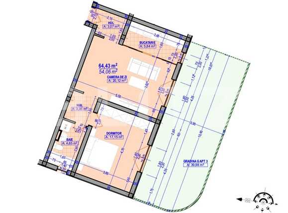 Apartament de vânzare 2 camere Plopi - 65634AV | BLITZ Timișoara | Poza1