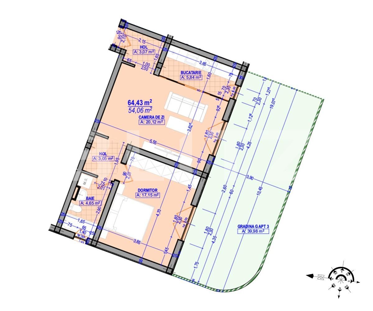 Apartament de vânzare 2 camere Plopi - 65634AV | BLITZ Timișoara | Poza1