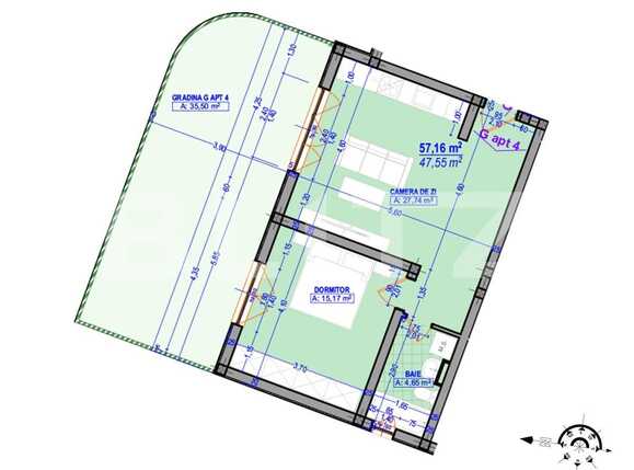 Apartament de vânzare 2 camere Plopi - 65635AV | BLITZ Timișoara | Poza1