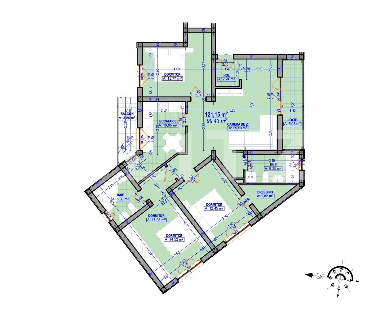 Apartament de vânzare 4 camere Plopi - 65712AV | BLITZ Timișoara | Poza1