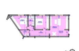 Apartament 3 camere, 74 mp, zona Magheru