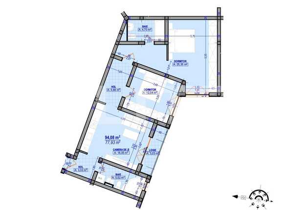 Apartament de vânzare 3 camere Plopi - 65725AV | BLITZ Timișoara | Poza1