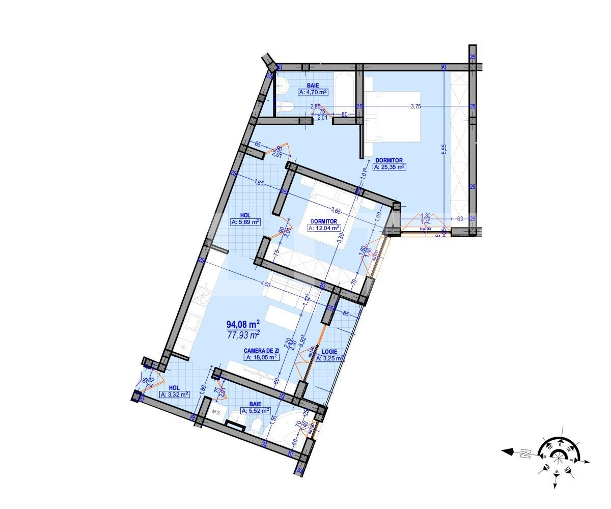 Apartament de vânzare 3 camere Plopi - 65725AV | BLITZ Timișoara | Poza1