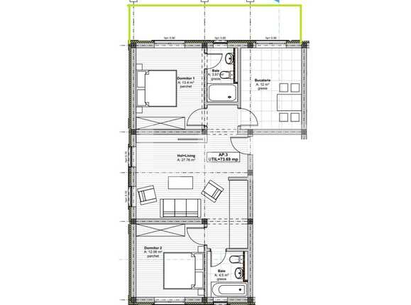 Apartament de vânzare 3 camere Giarmata-Vii - 65993AV | BLITZ Timișoara | Poza2