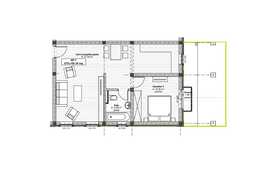 Vanzare 2 camere 54.34 mp utili, imobil nou, gradina 100 mp Giarmata Vii