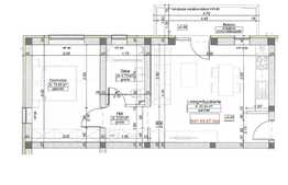 Apartament de 2 camere, 44.67 mp, balcon, Giroc