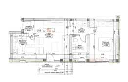 Apartament de 2 camere, 47.93 mp utili, balcon, parcare, Zona Giroc