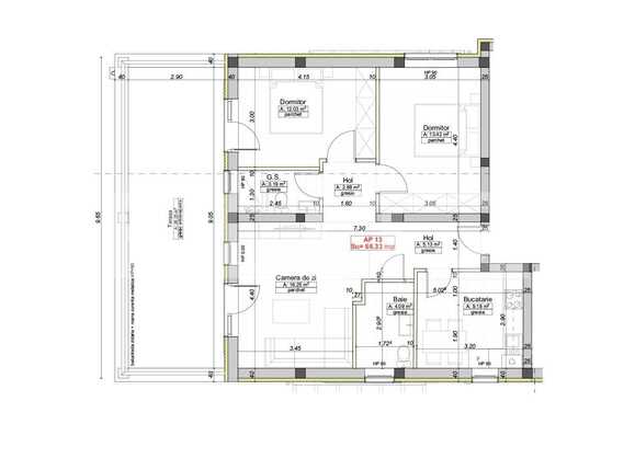 Apartament de vânzare 3 camere Girocului - 66130AV | BLITZ Timișoara | Poza1