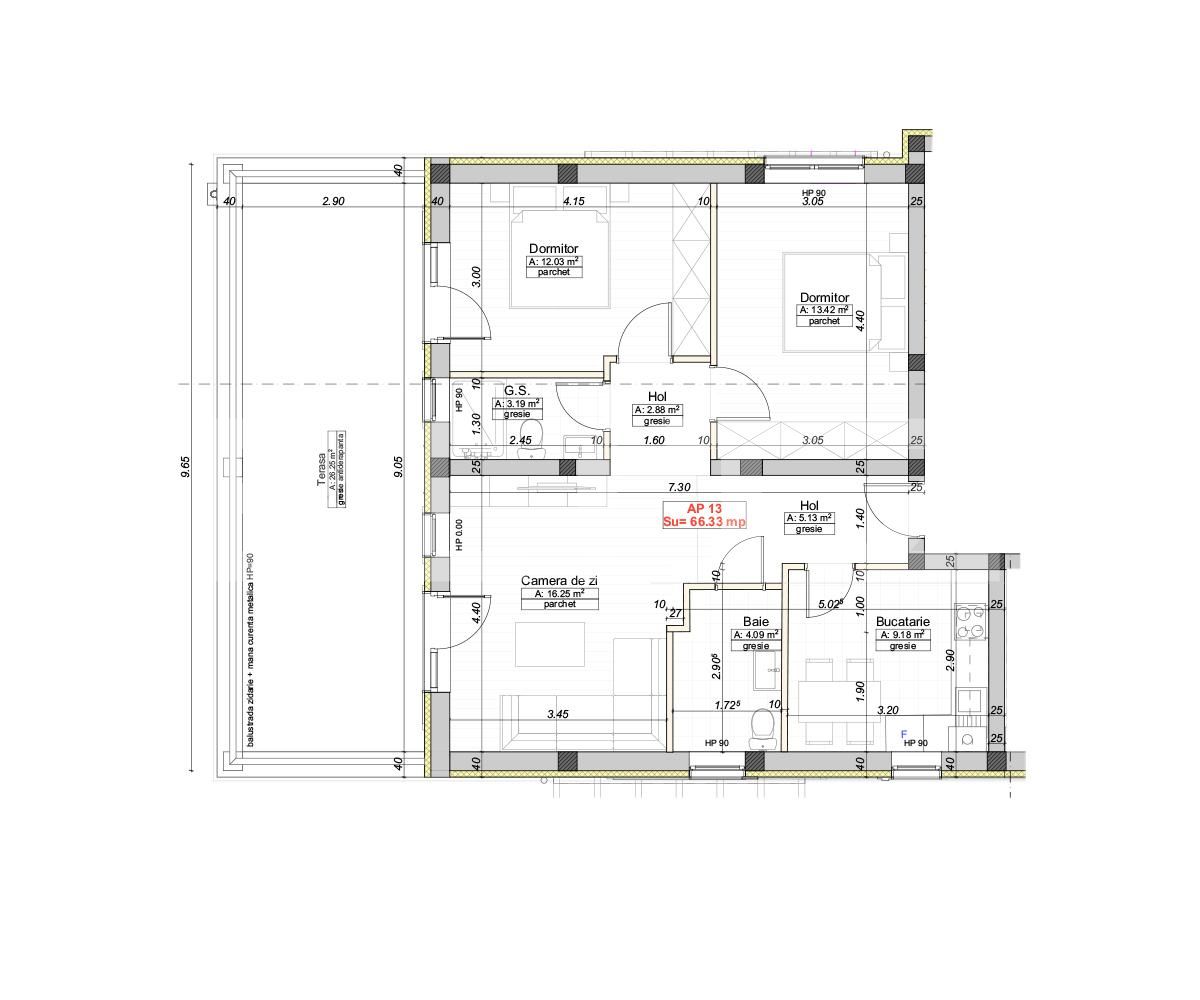 Apartament de vânzare 3 camere Girocului - 66130AV | BLITZ Timișoara | Poza1