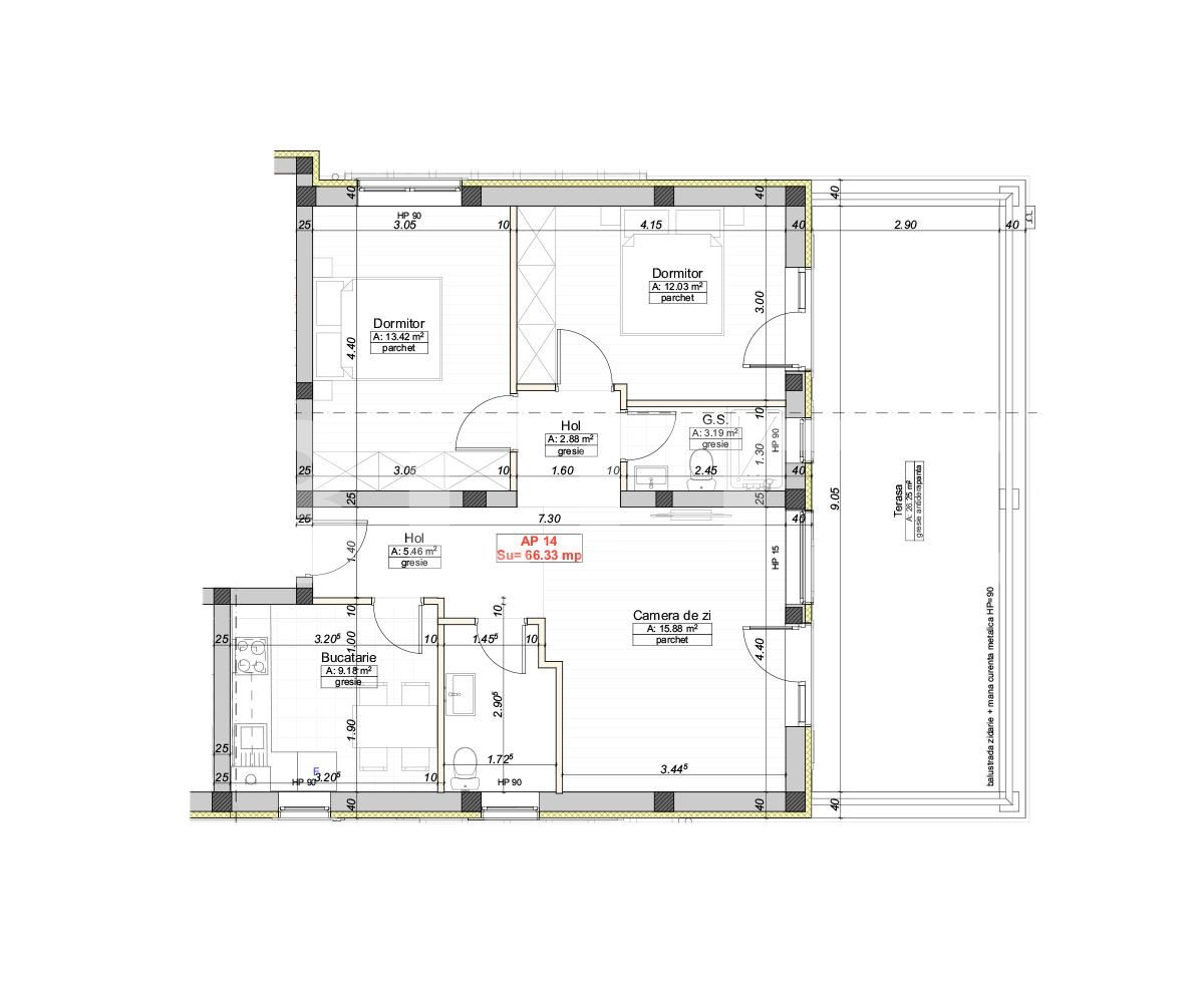 Apartament de vânzare 3 camere Girocului - 66132AV | BLITZ Timișoara | Poza1