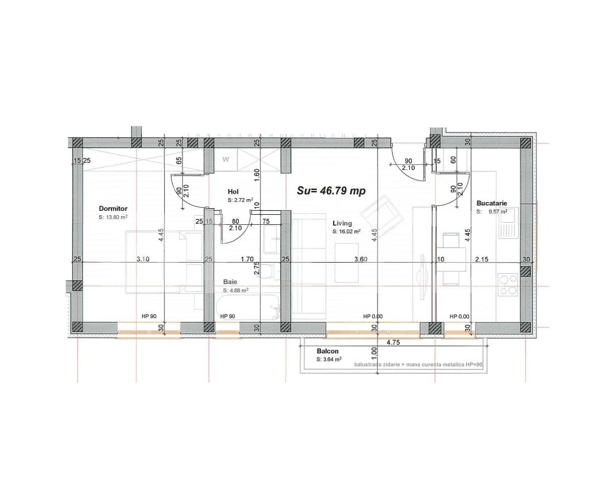 Apartament de vânzare 2 camere Giroc - 66169AV | BLITZ Timișoara | Poza3