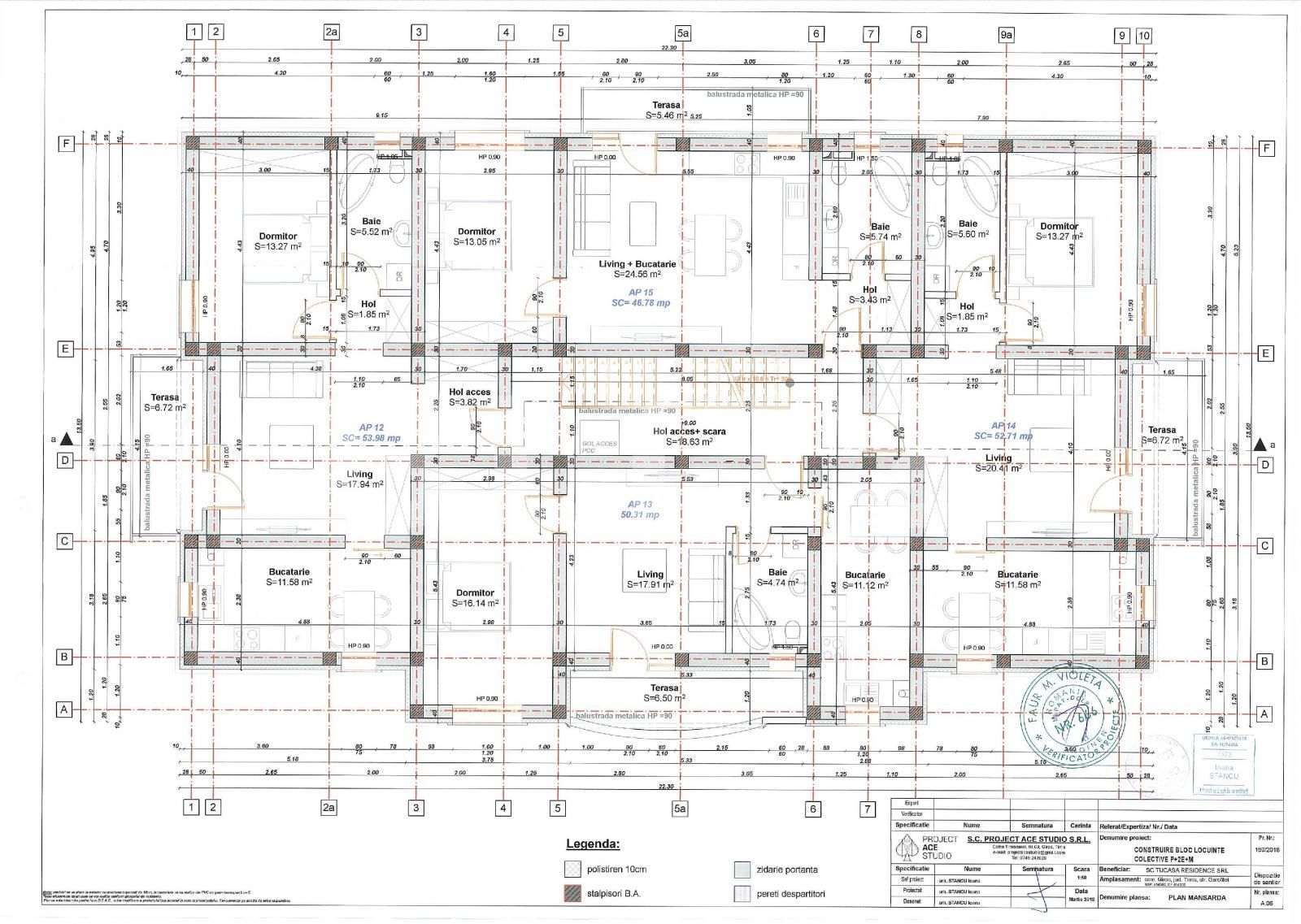Apartament 2 camere, 50.31 mp, parcare, zona Giroc