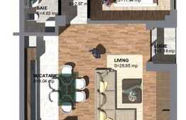 Vanzare apartament de 2 camere, logie, etaj intermediar