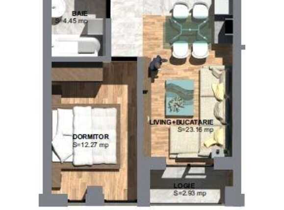 Apartament de vânzare 2 camere Nord - 66504AV | BLITZ Timișoara | Poza1