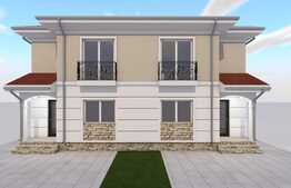 Duplex de vanzare, 120 mp utili, teren de 330 mp, Ghiroda