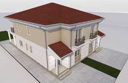 Duplex de vanzare, 120 mp utili, teren de 330 mp, Ghiroda
