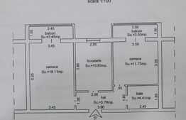 Apartament decomandat, 2 camere, 58 mp, zona Lipovei