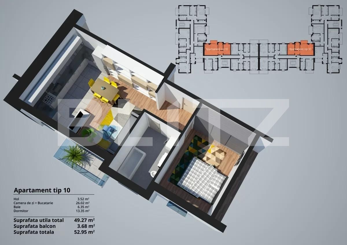 Apartament de vânzare 2 camere Sagului - 67362AV | BLITZ Timișoara | Poza4