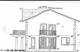 Casa la rosu, teren 665 mp, 208 mp utili