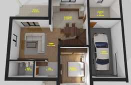  Casa tip duplex, spatios, 157 mp utili, 349 mp teren, Dumbravita