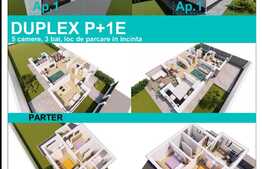 Casă duplex 1/2, 128 mp utili 360 mp teren