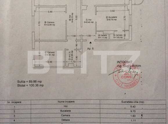 Apartament de vânzare 4 camere Bucovina - 74542AV | BLITZ Timișoara | Poza2
