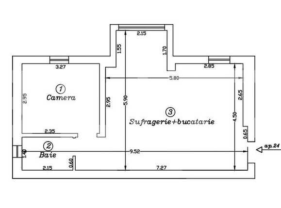 Apartament de vânzare 2 camere Telegrafului - 75009AV | BLITZ Timișoara | Poza1