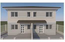 Duplex de vanzare, 372 mp teren, zona de case, Mosnita Noua