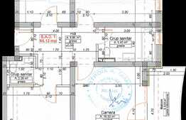 Apartament 3 camere, 66 mp, zona Eso Giroc