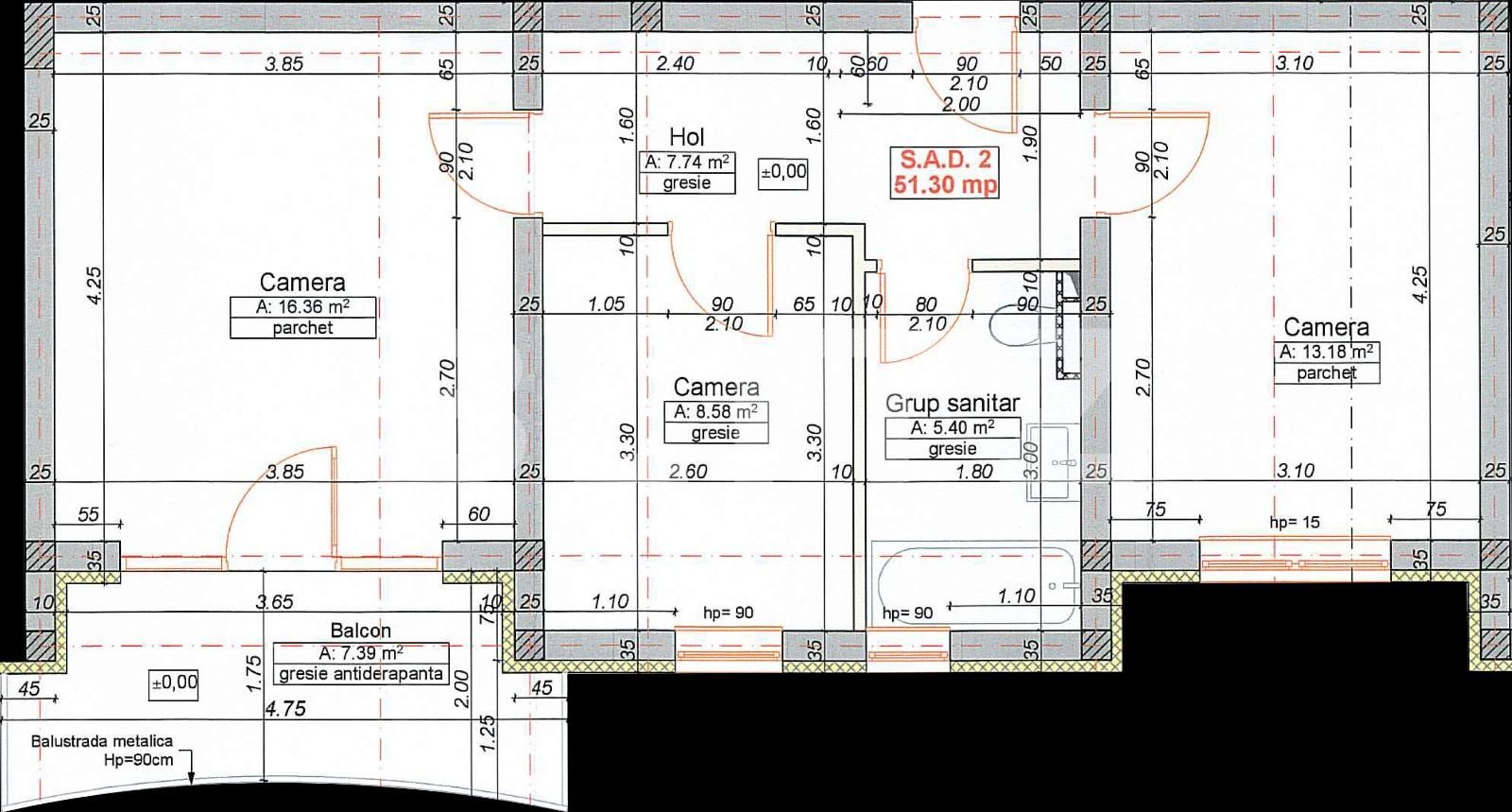 Apartament de vânzare 2 camere Giroc - 75682AV | BLITZ Timișoara | Poza1