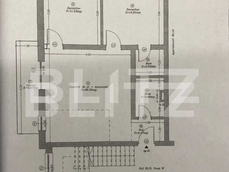 Apartament de vânzare 3 camere Girocului - 75706AV | BLITZ Timișoara | Poza1