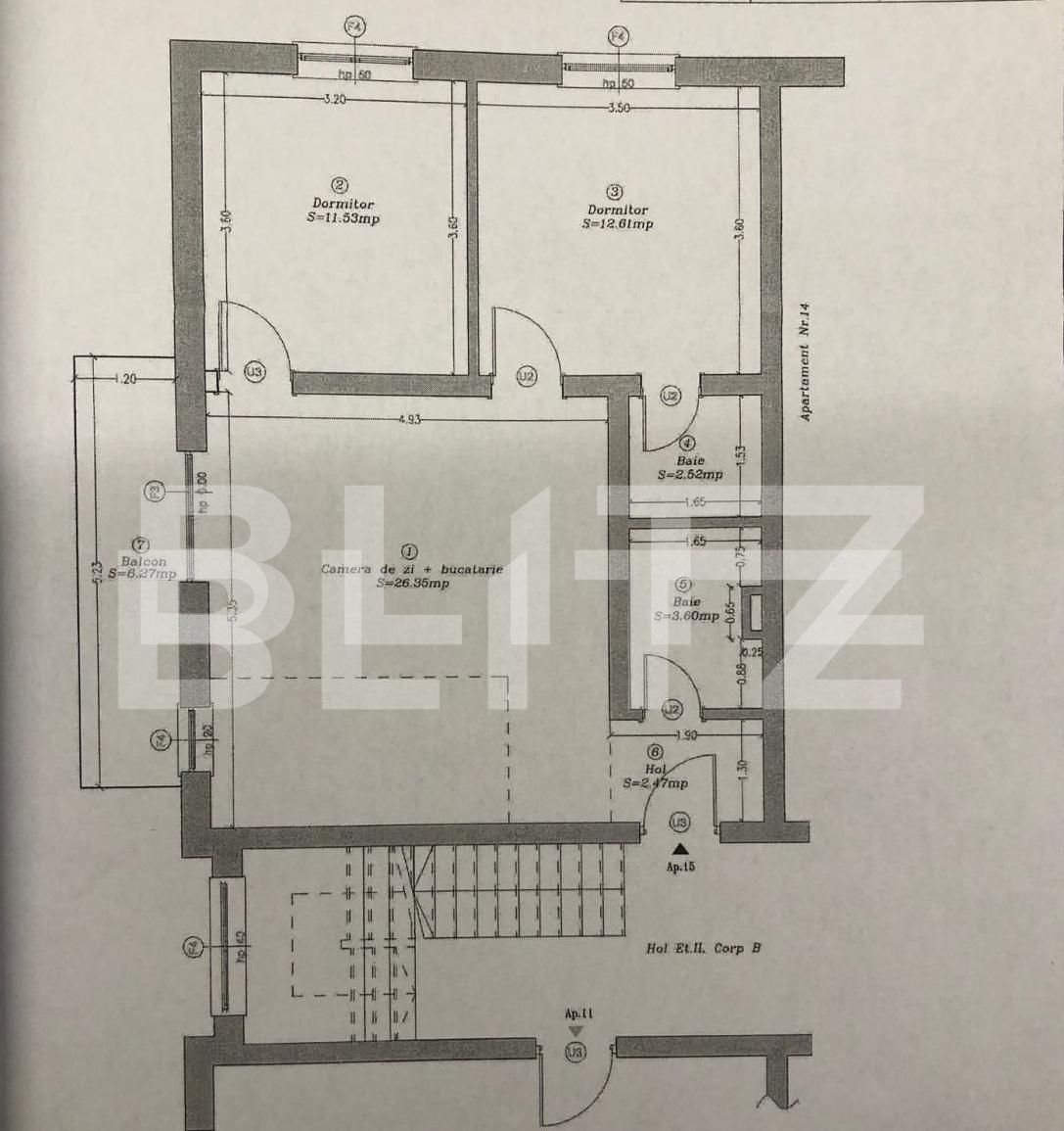 Apartament de vânzare 3 camere Girocului - 75706AV | BLITZ Timișoara | Poza1